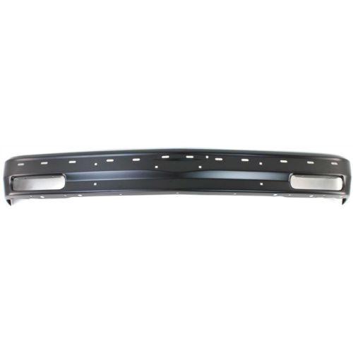 1991-1993 Chevy S10 Front Bumper, Black, With Molding Holes - Classic 2 Current Fabrication
