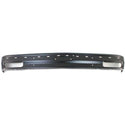 1991-1993 GMC Sonoma Front Bumper, Black, With Molding Holes - Classic 2 Current Fabrication
