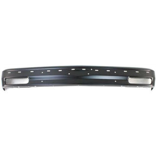 1992-1994 GMC Jimmy Front Bumper, Black, With Molding Holes - Classic 2 Current Fabrication