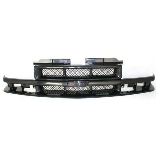 2001-2005 Chevy S-10 Blazer Grille, Black.