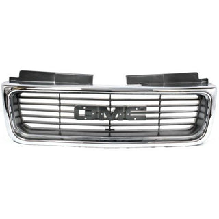 1998-2001 GMC Jimmy Grille, Chrome Shell/Silver Gray - Classic 2 Current Fabrication