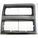 1989-1991 Chevy Suburban Headlight Door RH, Dual Head Lights.