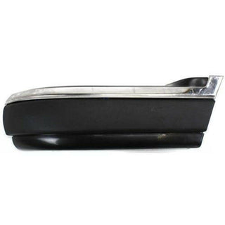 1995-1997 GMC Jimmy Front Bumper End LH, Primed, With Side Molding Holes.