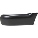 1995-1997 Chevy Blazer Front Bumper End LH, Primed, w/o Side Molding Holes.