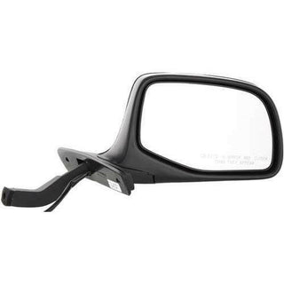 1992-1997 Ford F-250 Pickup Mirror RH, Power, Paddle Design, Black.