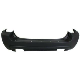 2005-2007 Kia Sportage Rear Bumper Cover, w/o Luxury, Dual Exhaust, w/o Flare Holes.