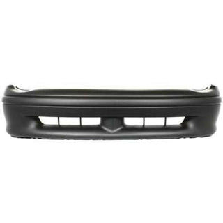 1995-1999 Dodge Neon Front Bumper Cover, Primed, Without Fog Lamps Holes.