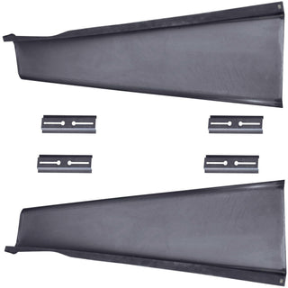 1933-1935 Chevy Full Size Smooth Running Board Set W/Adapters.