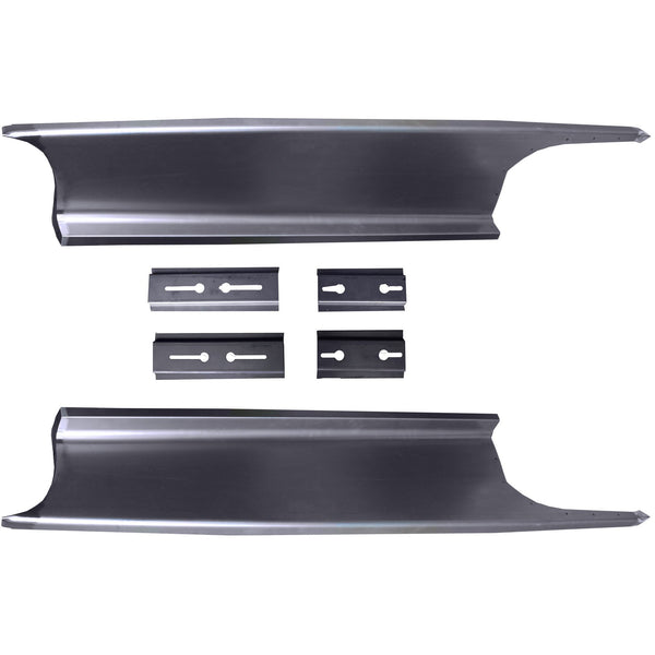 1935-1936 Chevy Master Smooth Running Board Set W/Adapters - Classic 2 Current Fabrication