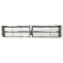 1986-1990 Dodge Pickup Truck Grille Insert, Chrome - Classic 2 Current Fabrication