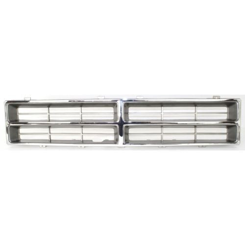 1986-1990 Dodge Pickup Truck Grille Insert, Chrome - Classic 2 Current Fabrication
