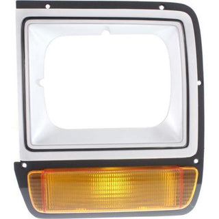 1986-1990 Dodge Pickup Headlight Door LH, W/ Single H/l Painted - Classic 2 Current Fabrication