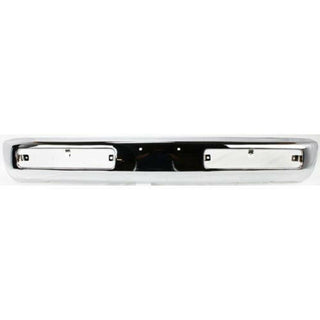 1996-1997 Nissan Pickup Front Bumper, Chrome, 1-Piece Type, From 11-95.