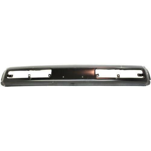 1993-1994 Nissan D21 Front Bumper, Black, 1-Piece Type, To 11-95.