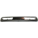 1993-1996 NISSAN PICKUP FRONT BUMPER BLACK, 1-Piece Type.