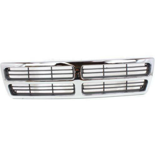 1994-1997 Dodge Van Grille, Chrome Shell/Dark Gray.