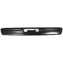 1995-1998 Dodge B2500 Rear Bumper, Black, Without Molding Holes, Standard.
