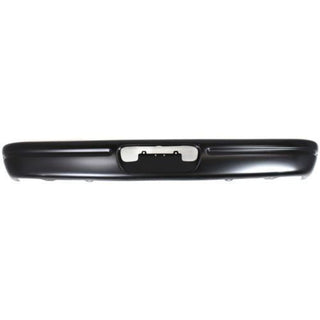 1995-1998 Dodge B2500 Rear Bumper, Black, Without Molding Holes, Standard.