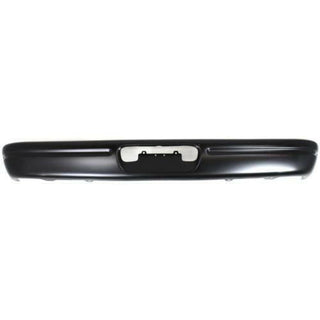 1994 Dodge B150 Rear Bumper, Black, Without Molding Holes, Standard.