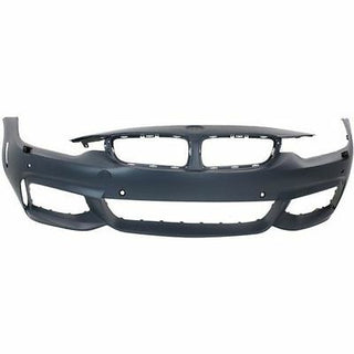2015-2016 BMW 435i xDrive Gran Coupe Front Bumper Cover, w/M Sport, w/HLW, w/o PDC.