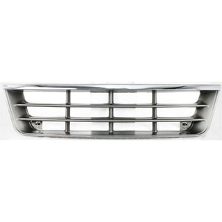 1992-1996 Ford Econoline Van Grille, Chrome Shell/gray - Classic 2 Current Fabrication