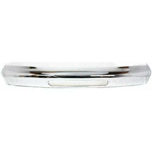 2003-2005 Ford E-150 Club Wagon Front Bumper, Chrome, w/o Valance Hole.