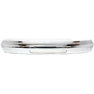 1992-1998 Ford E-350 Econoline Front Bumper, Chrome, w/o Valance Hole.