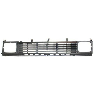 1986-1987 Nissan Pickup Grille, Dark Argent 2WD.