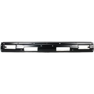 1986-1992 Nissan D21 Front Bumper, Black, WithTop Pad Holes - Classic 2 Current Fabrication