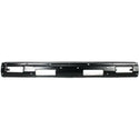 1986-1992 Nissan D21 Front Bumper, Black, WithTop Pad Holes.