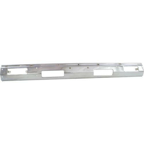 1987-1992 Nissan Pathfinder Front Bumper, Chrome, WithTop Pad Holes.