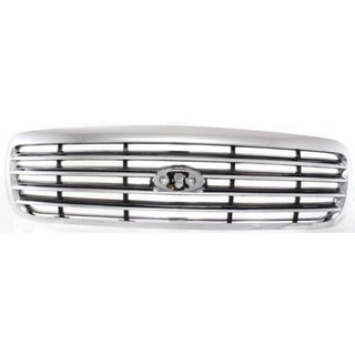 1998-2011 Ford Crown Victoria Grille, Chrome Shell/gray - Classic 2 Current Fabrication