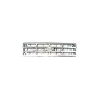 1989-1991 Ford F-250 Pickup Grille, Painted-Silver - Classic 2 Current Fabrication