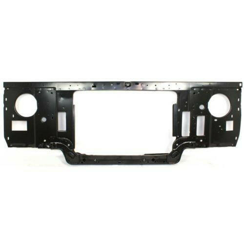 1987-1991 F-250 Pickup Radiator Support, Assembly, Black, Steel, w/Gas Eng..