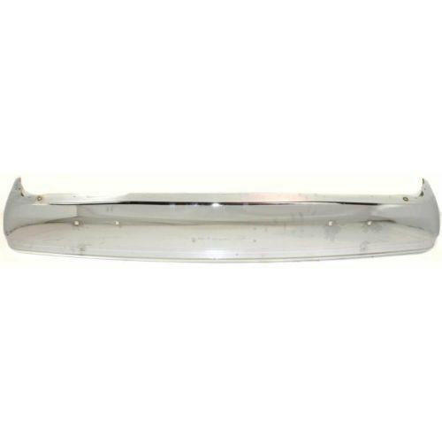 1988-1991 Ford F59 Front Bumper, Chrome, Without Impact Strip Holes.