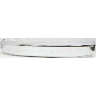 1992-1997 Ford F-350 Front Bumper, Chrome, w/o Pad, w/o Impact Strip Hole.