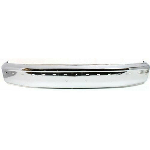 1992-1996 Ford Bronco Front Bumper, w/o Bumper Cut Outs, w/pad holes.