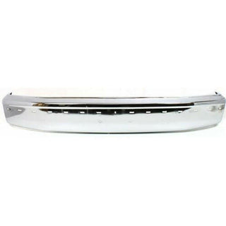 1992-1996 Ford Bronco Front Bumper, w/o Bumper Cut Outs, w/pad holes.