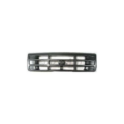 1992-1997 Ford F-250 Pickup Grille, Plastic, Painted-gray.