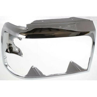1992-1997 Ford F-150 Pickup Headlight Door RH, Chrome.