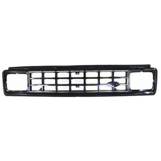 1983-1988 Ford Ranger Grille, Plastic, Painted-Black - Classic 2 Current Fabrication