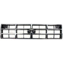 1989-1992 Ford Ranger Grille, Chrome Shell/Silver - Classic 2 Current Fabrication