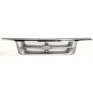 1995-1997 Ford Ranger Grille, Chrome Shell/Silver Gray - Classic 2 Current Fabrication
