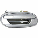 1997-2003 F-250 Pickup Rear Door Handle LH, All Chrome, w/o Keyhole, Crew Cab - Classic 2 Current Fabrication