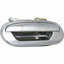 1997-2003 F-150 Pickup Rear Door Handle LH, All Chrome, w/o Keyhole, Crew Cab.
