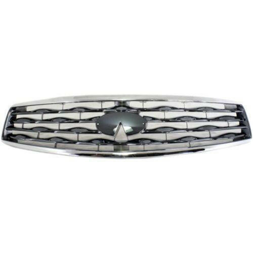2009-2011 BMW X50 Grille, Chrome Shell/ Titanium Insert.