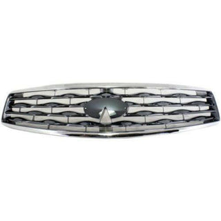 2009-2011 BMW X50 Grille, Chrome Shell/ Titanium Insert.