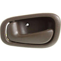 1998-2002 Geo Prizm Rear Door Handle LH, Inside, Brown, Manual Lock, w/o Lock Hole.