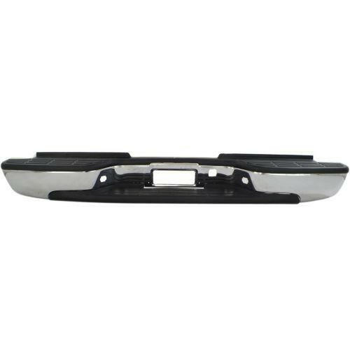 2001-2007 GMC Sierra Step Bumper, Assy, Chrome, Steel, Fleetside.