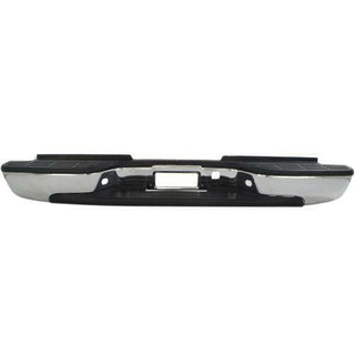 2001-2007 GMC Sierra Step Bumper, Assy, Chrome, Steel, Fleetside.